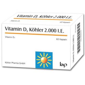 VITAMIN D3 KÖHLER 2.000 I.E. Kapseln