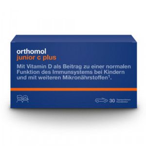 ORTHOMOL Junior C plus Kautabl.Waldfrucht